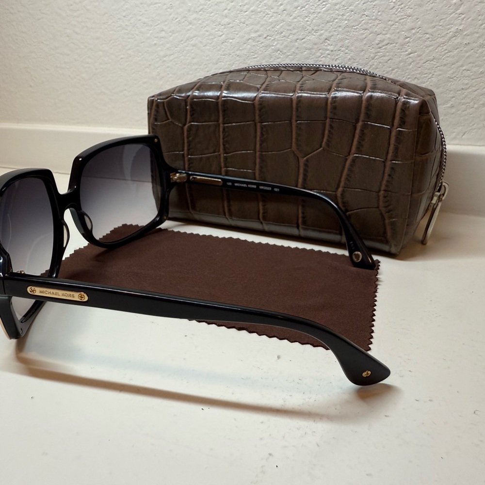 Michael Kors Black Sunglasses with Case